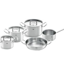 Bộ nồi Fissler Profi 5 món vung kính kèm chảo 2 quai 28cm
