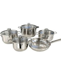 Bộ nồi WMF Diadem Plus 5 món kèm chảo thép WMF 24cm