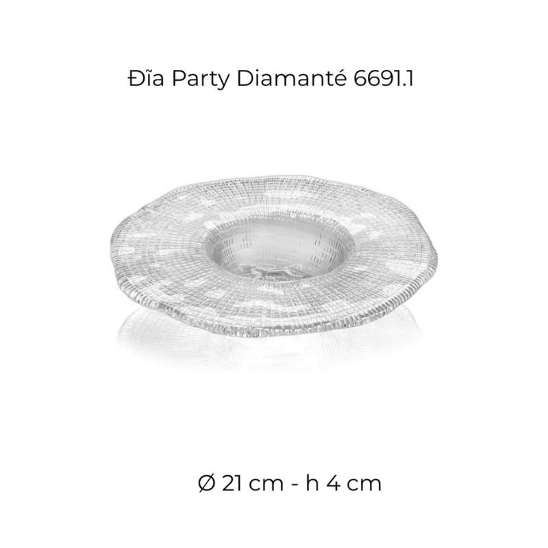 dia-tron-ivv-diamante-21-6691.1 Đĩa tròn IVV Diamante 21cm 6691.1