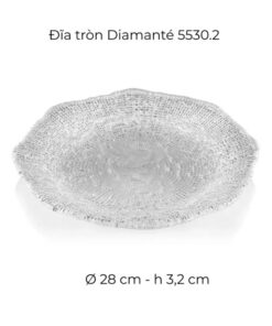 Đĩa tròn IVV Diamante 28cm 5530.2