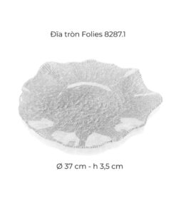 Đĩa tròn IVV Folies trắng 8287.1