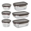 Hộp Inox Cao Cấp Cuitisan Flora nhiều dung tích