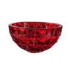 Tô kim cương 28cm Crystal Bohemia màu đỏ