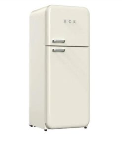 Tủ lạnh retro HCK BCD-192R-S màu kem dung tích 192L 2 ngăn (lạnh 143L, đông 49L)