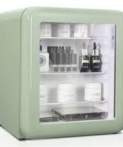 Tủ mỹ phẩm đồ uống HCK 48L SC-46R-S mini retro màu xanh mint mặt kính