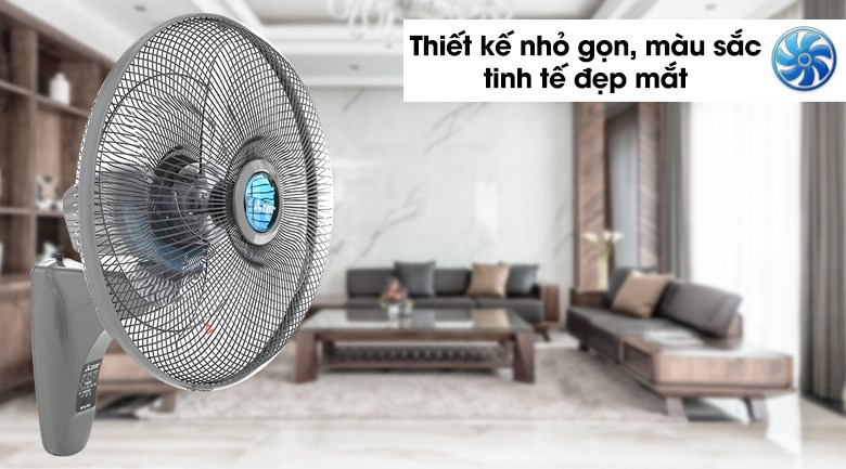 Quạt treo tường Mitsubishi Electric 3 cánh W16-RA CY-GY 47W