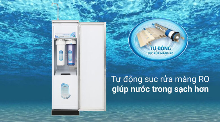 Tự động sục rửa màng lọc RO
