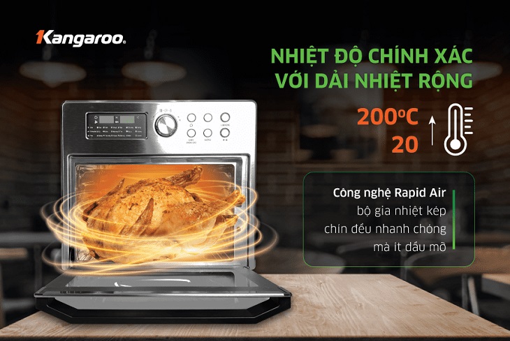 Công nghệ đốt nóng chân không Rapid Air hiện đại
