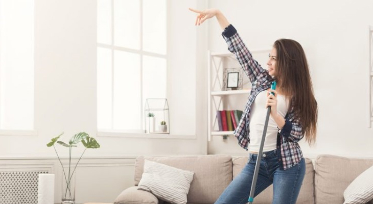 Tạo bầu không khí hứng khởi khi dọn nhà