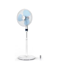 Quạt cây Brandson Standventilator màu xanh trắng có điều khiển