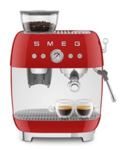 Máy pha cafe SMEG EGF03RDEU màu đỏ có kèm cối xay