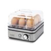 Máy luộc trứng CASO E9 Egg cooker luộc 8 quả trứng , 400W - màu bạc