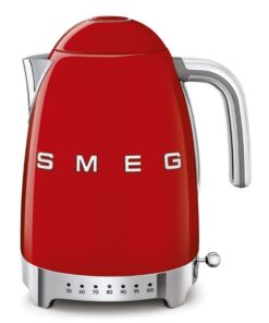 Ấm Siêu tốc SMEG KLF04RDEU (màu đỏ) - có điều chỉnh nhiệt độ