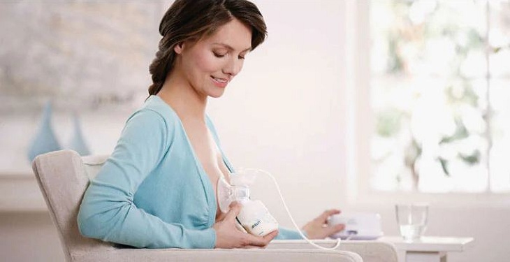 Máy hút sữa Philips AVENT sở hữu chế độ massage trên máy giúp sữa mẹ ra nhanh hơn