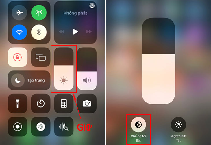Cách bật nhanh chế độ Dark Mode trên iPhone 11