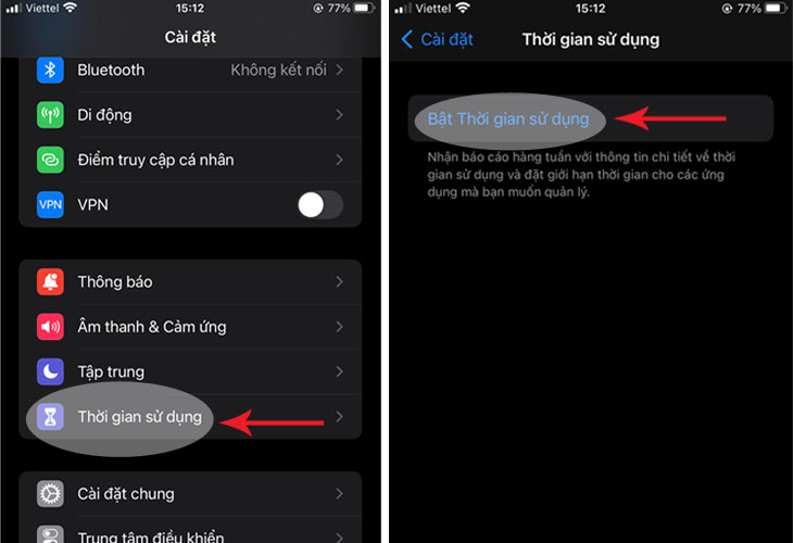 Cách bật tính năng Screen Time trên iPhone 11