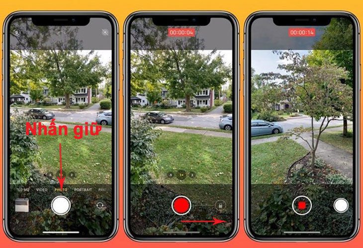 Tính năng QuickTake trên iPhone 11