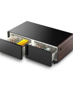Bàn tích hợp tủ lạnh và nhạc CASO Sound & Cool Wood - màu gỗ