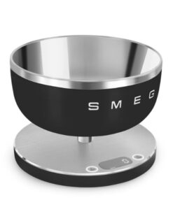 Cân tiểu ly nhà bếp Smeg KSC01BLMWW màu đen