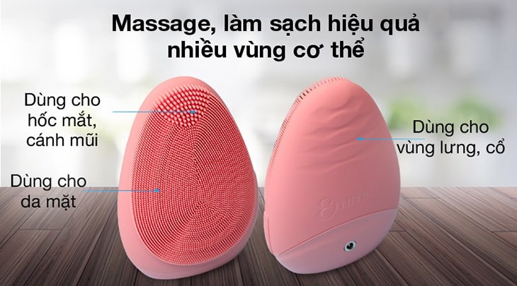 Máy rửa mặt và massage Emmié So Sweet với khả năng massage nhiều vùng cơ thể là quà tặng phù hợp dành cho đồng nghiệp