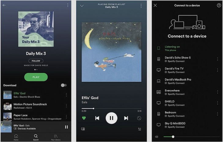 Stream nhạc đến những thiết bị khác