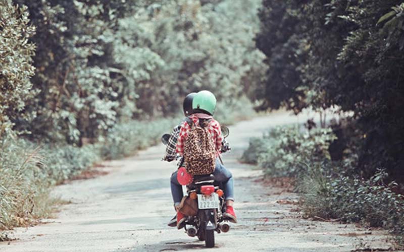 Ngắm cảnh trên xe