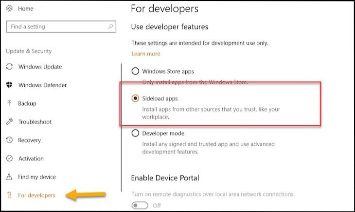 Máy tính sẽ cảnh báo nếu người dùng cố chạy các file *.appxbundle