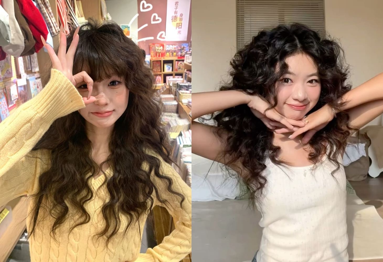 Tóc hippie dài xoăn lọn nhỏ