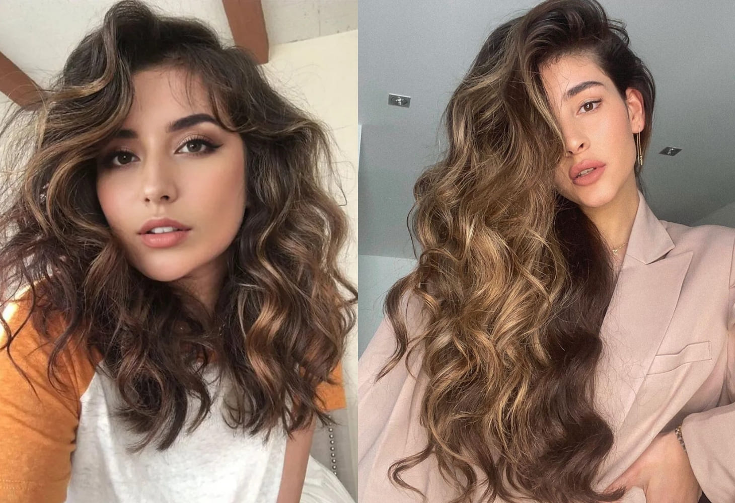 Tóc hippie nhuộm highlight