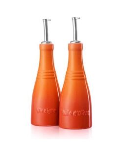 Set 2 bình đựng dầu và giấm LeCreuset Öl und Essig Set 0,24L Orange - màu cam