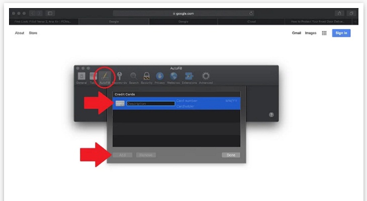 Quản lý biểu mẫu web với tính năng AutoFill