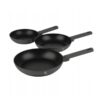 Bộ 3 chảo Berlinger Haus BH/8138 3pcs Frypan Set 20 - 24 - 28cm màu than đen - Antracit Collection