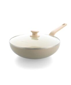 Chảo chống dính sâu lòng GreenPan CC009919-101 28cm có nắp kính