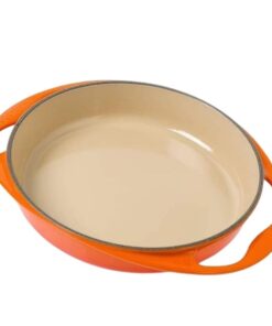 Chảo 2 quai cách điệu LeCreuset Tarte Tatin Backform 28cm Orange - màu cam