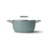 Nồi casserole SMEG CSF2412EGM 24cm màu xanh ngọc (vung kính)