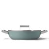 Nồi chảo SMEG DPF2812EGM màu xanh ngọc (vung kính)