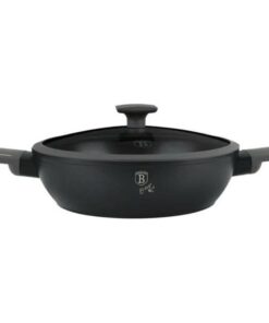 Nồi chảo 2 quai cầm có nắp Berlinger Haus BH/8128 28cm màu than đen-Anthracite Collection