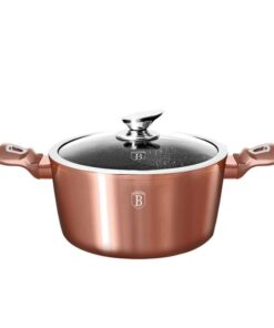 Nồi có nắp Berlinger Haus BH/1516N 28cm - màu vàng hồng