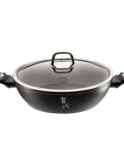Nồi chảo 2 quai cầm có nắp Berlinger Haus BH/1850 28cm - màu đen/bạc