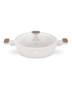 Nồi chảo 2 quai cầm có nắp Berlinger Haus BH/8318 28cm màu kem - Sahara Nordic