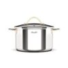 Nồi inox Ciwete Royal Knight Series 24cm vung kính