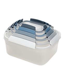 Bộ 5 hộp nhưa đựng thực phẩm Joseph Joseph 81105 Nest™ Lock Multi-Size 5pc Set - Sky (Editions)