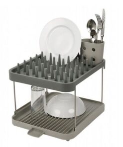Khay úp bát đĩa 2 tầng Joseph Joseph 85150 Duo 2-Tier Dish Rack - Grey