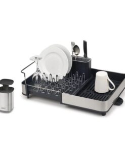 Set khay úp bát extend Steel + bình xà phòng Joseph Joseph Rethink Sink 85189 (85164 + 85153) jsh jsh
