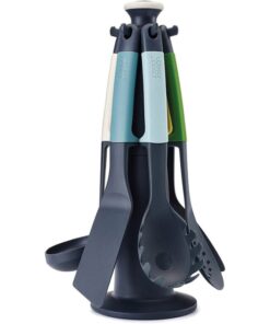 Bộ dụng cụ nấu ăn 6 món kèm giá đỡ Joseph Joseph 10141 Elevate Carousel - Opal
