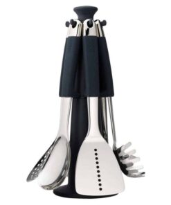 Bộ dụng cụ nấu ăn 6 món kèm giá treo Joseph Joseph 95029 Elevate Steel