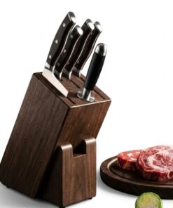 Bộ dao Gköch 6 món kèm giá để bằng gỗ