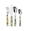 Bộ dao thìa dĩa 4 món WMF Maya the Bee 4-Pieces Childrens Cutlery Set