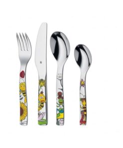 Bộ dao thìa dĩa 4 món WMF Maya the Bee 4-Pieces Childrens Cutlery Set