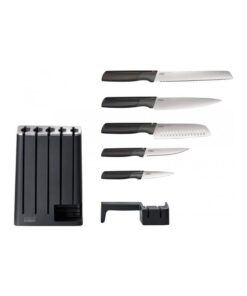 Bộ dao 7 chi tiết kèm mài dao Joseph Joseph 10537 Elevate™ Knives SlimBlock